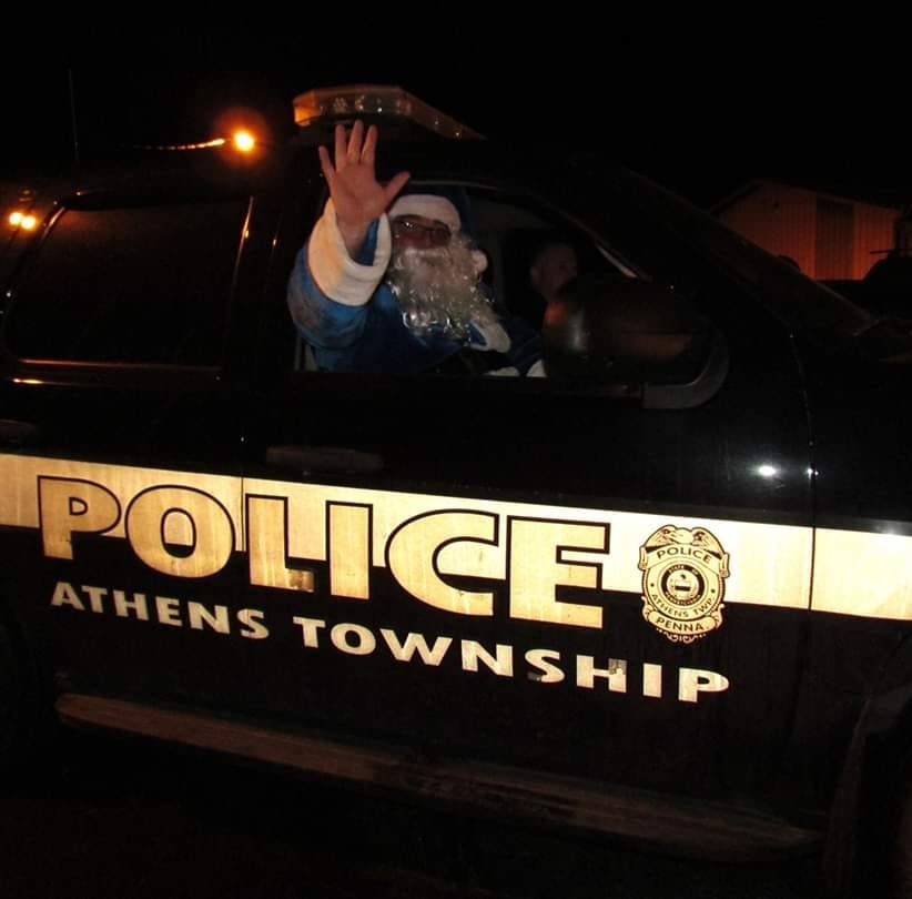 Read more about the article Sirens For Santa – Athens Township Police Department